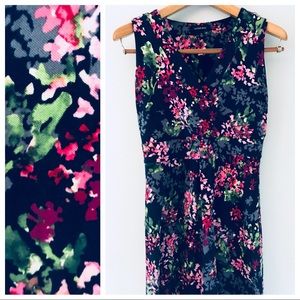 Lands’ End full-length sleeveless ponte dress sz S